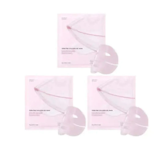 Máscara facial hidratante de colágeno